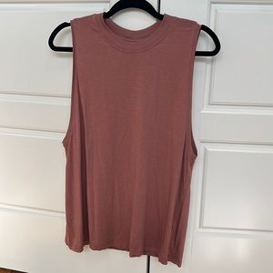 Lululemon all yours tank top size 4 in “spiced chai” mauve
